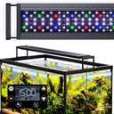 SEAOURA 24/7 LED Aquarium Light for 24-30 Inch Fish Tank, Auto On Off with Timer, 9 Colors, Adjustable Brightness, Daylight & Moonlight Mode, Full Spectrum Fish Tank Light for Plants, 36W