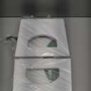 Foldable Toilet Stool, 7.5 Inches Bamboo Toilet Stool Squat for Adults, Collapsible Poop Stool for Bathroom, Potty Step Stool with Non-Slip Strip