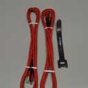JSAUX Micro USB Cable for Android, (2-Pack 6.6FT) Micro USB Android Charger Cable Nylon Braided Cord Compatible with Galaxy S7 S6 J7 Edge Note 5, Kindle. MP3 and More-Red