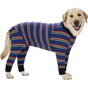 Dog Surgery Recovery Suit Female Male for Dogs After Surgery Medium Large Dogs Onesie,Lightweight Dog Recovery Suit for Shedding Prevent Licking Surgical Wound,Dog Pajamas Pjs Clothes, Full Belly
