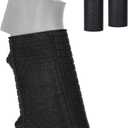 Universal Tactical Grip Sleeve 2 Pieces Handall Full Size Rubber Grip Glove,Black