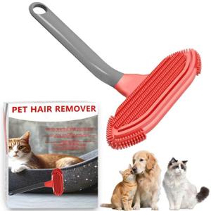 Pet Hair Removal Tool for Dog and Cat,Pet Hair Remover Removes Fur and Lint from Couch,Carpet,Cat Tree Tower Bed,Car Interiors,Rug,Mat,Coat,and Various Furniture,Silicone Material,Reusable (1 Pack)