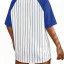 Baseball Game Jersey Women Baseball Team Tee Shirt Sports Fan T-Shirt (XXL)