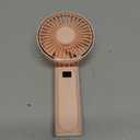 Portable Handheld Fan, Handheld Folding Desktop Dormitory Small Fan, 180 Foldable Personal Fans, USB Rechargeable Mini Hand Fans for Travel/Outdoor (Purple)