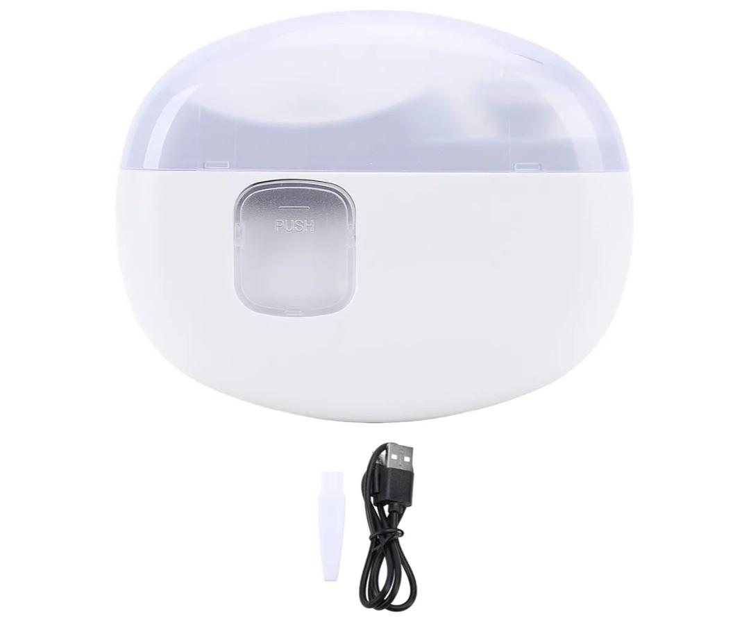 Electric Fingernail Cutter, Multifunctional Electric Nail Grinder, Suitable for Nail Polishing and Trimming Baby Nails, Labor Saving and Efficient (White)