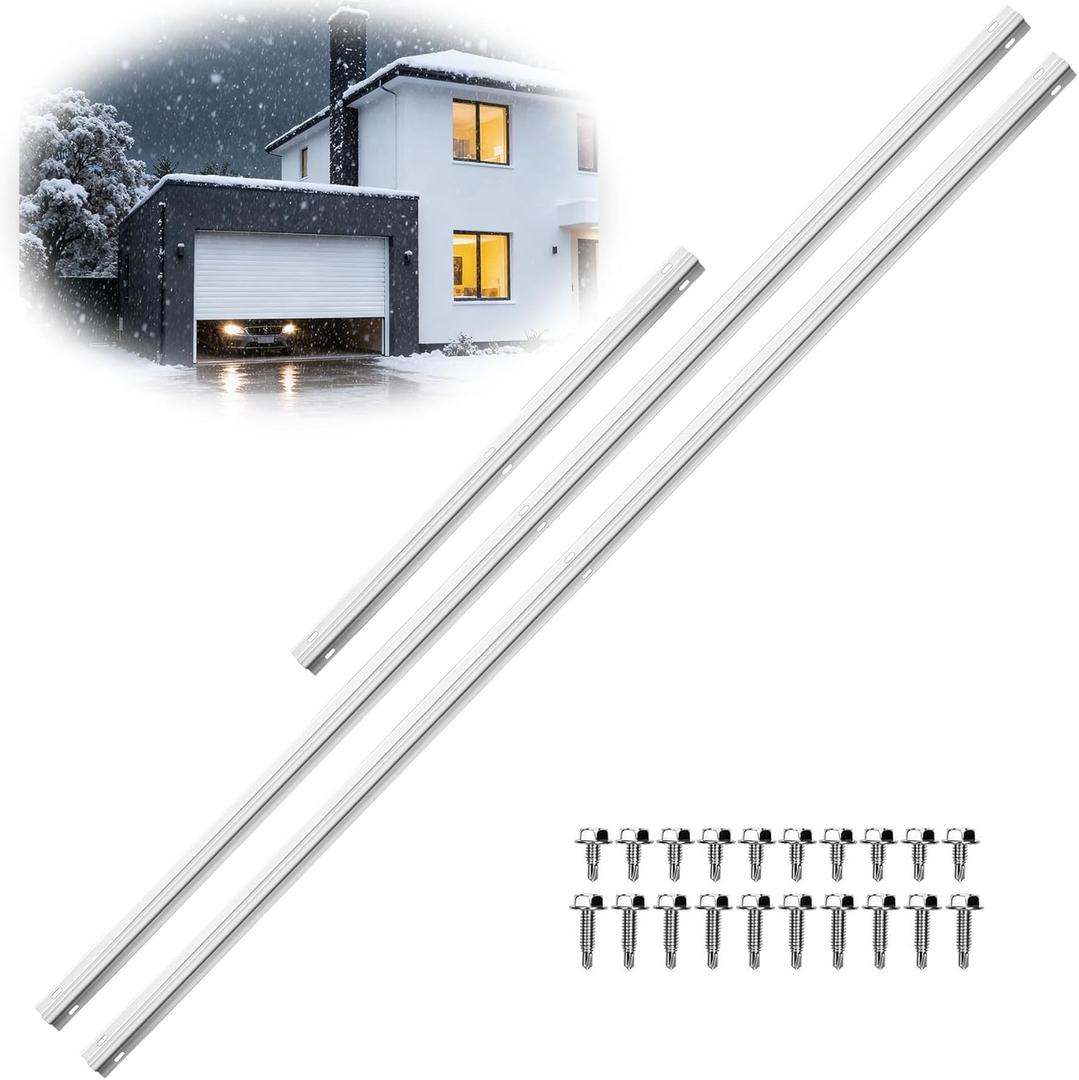 16 Ft Garage Door Strut, Reinforcement Kit, Hurricane, Storm and Snow Support Top Brace Kit, Professional Design, Easy Installation, Suitable for DIY Enthusiasts,Hurricane-Resistant Brace Kit