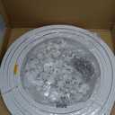 UrbanRed Flexible Bendable Ceiling Curtain Track, 16.4 ft (5 m), Mount for Rail with Curtain Tracks System, Room Divider, Curtains Rod, RV Ceiling Track for Curtains, White