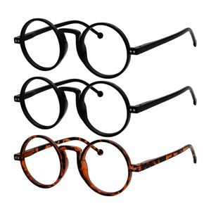 Eyekepper Oversized Round Reading Glasses for Men Women Retro Readers +3.50