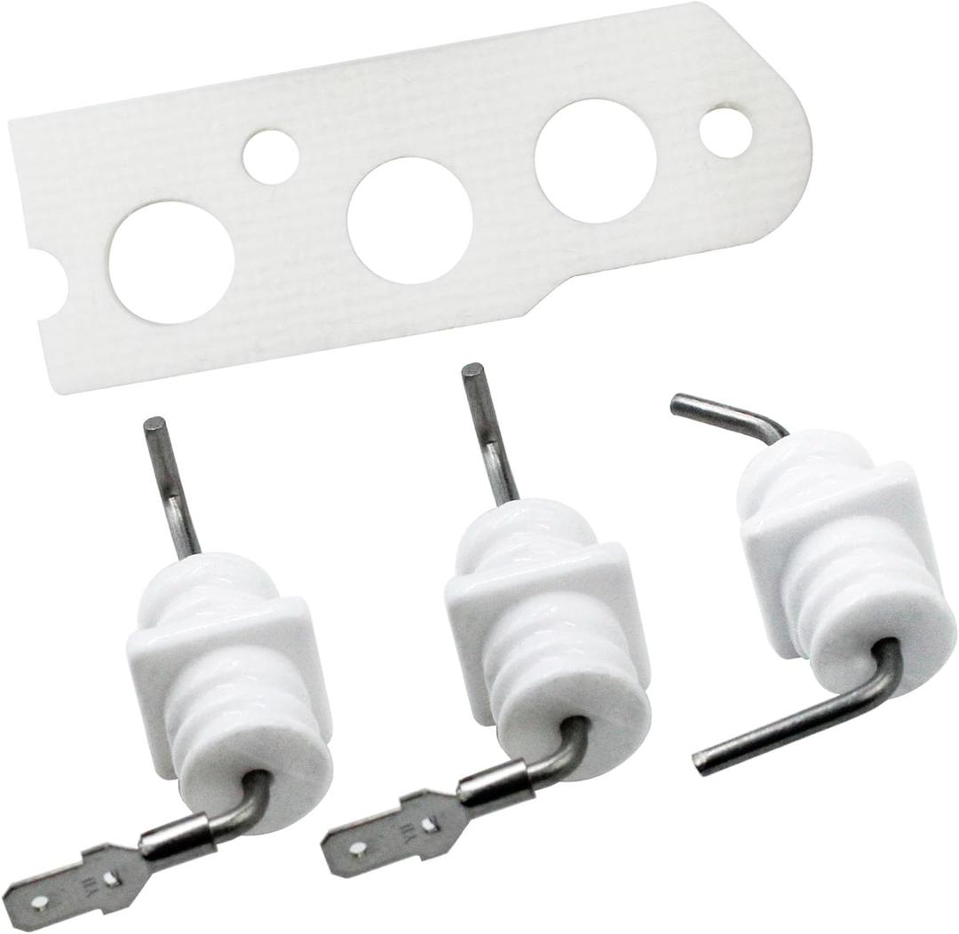 Flame Rod Electrode Kit Fit for Rinnai Tankless Water Heaters R75 and R94 for Rinnai Water Heater Replacement (Set of 1)