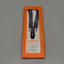 TORRAS Phone Lanyard Crossbody with 2 Phone Tabs, Adjustable Anti Theft Phone Strap for All Phones, Premium Metal Buckles, SkinFriendly, Universal Cell Phone Neck lanyard for Travel Essentials, Black