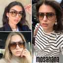 mosanana Oversized Aviator Sunglasses for Women and Men with Polarized Lens MS52243