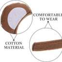 BESTOYARD 9 Pcs Halloween Monkey Costume with Ear Tail Set, Animal Costume Accessory Bulk Cartoon Headband Set Bow Tie & Tail for Kids' Parties and Dress-up Play