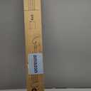 Shade&Beyond Outdoor Roller Shades 4' W x 8' H Cordless Patio Roll Up Blinds 90% UV Protection Exterior Shade Cloth Roll for Porch Gazebo Pergola Balcony Backyard, Blue Gray