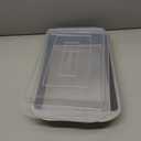 Farberware Nonstick Bakeware Baking Pan With Lid / Nonstick Cake Pan With Lid, Rectangle - 9 Inch x 13 Inch, Gray