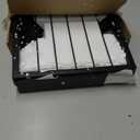 Raised Garden Bed, Elevated Planter Black Metal Plant Box with Legs Standing Garden Stand Drainage Holes Black