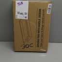 Set of 2 Acacia Wood Serving Tray with Handles,Decorative Trays Platter,Breakfast Tray in Bed,Food Drinks Tray for Eating,Working,Storing(Brown)