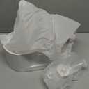 RIZZARI Dog Water Bowl Dispenser: 5L Automatic Stainless Steel Gravity Feeder - Large Capacity for 8-20 LB Cats with Joint Spine Pain - for Kitchen Bedroom (['White'])