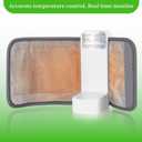Portable Bottle Warmer, Fast Warming Comfortable Baby Feeding On The Go, Waterless Milk Warming with Battery-Powered for Home Outdoor