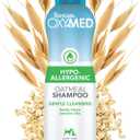 TropiClean OxyMed Hypoallergenic Dog Shampoo for Allergies and Itching, Skin Soothing Shampoo for Pets with Sensitive Skin, Tearless, Cat Safe, 20oz.