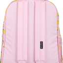 JanSport 26L Cross Town Plus Backpack, Lemonade Stand Pink Ice/Yellow/Green, One Size