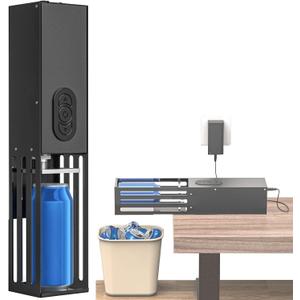 Electric Can Crusher, 12oz/16oz Aluminium Metal Cans Crusher, Wall Mounted, Crusher for Recycling Soda, Beer Cans and Plastic Water Bottles