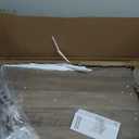 Shintenchi Wooden Dog Crate Furniture for Large Breed, L Double-Door Kennel Indoor with Removable Tray, End Table L Dog Crate for Decoration, 38.6" L, Grey