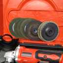 ALIENWORLD Cordless Angle Grinder with Brushless Motor,Adjustable 3-speed mode