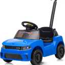 Licensed Dodge Ride on Push Car for Toddlers 1-3 Years with Handle & Music
Max Load 44lb, 3-Level Handle, Foldable, Storage Space, Safety Belt