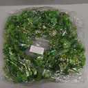 17.8" St Patricks Day Shamrock Wreath for Front Door, Saint Patricks Day Artificial Wreath Decoration, Irish Clover Spring Summer Greenery Wreath for Wall Window Indoor Outdoor Porch Home Gift Decor