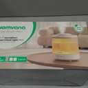 Homvana Small Humidifiers for Bedroom - 2 Packs 1.5L Cool Mist Top Fill Humidifier for Baby Nursery, Essential Oil Diffuser, 3 in 1 for Home Plants Offices and Grow Tents, 7 Color Lights, Ultrasonic