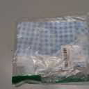 Women Gingham Plaid Ruffle Mini Skirt Y2k Lace Trim Checkered Skirt (Blue, S)