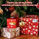 2 x CAKKVDE 500 PCS Christmas Gift Tags Christmas Santa Claus Stickers Self Adhesive Cartoon Christmas Tag Christmas Festival Holiday DecorNew