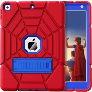 Grifobes for iPad 9th Generation Case, iPad 8th/7th Generation Case 2021/2020/2019, Heavy Duty Shockproof Rugged Protective 10.2" Cover with Stand for iPad 9 8 7 Gen 10.2 inch (Red+Blue)