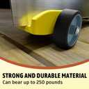 2 Pcs Plywood Dolly Drywall Dolly Cart, Small Drywall Cart with Wheel, Slot Sizes of 1/2", 3/4", 1", and 1-1/4 Inches Wood Paneling and Plywood Carrier, Holds up to 250 Lbs, 6x5x3 Inches