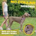 Fida Durable Slip Lead, 6 FT x 1/2" Heavy Duty Rope Leash for Large, Medium Dogs, No Pull Pet Training Leash with Highly Reflective, Purple