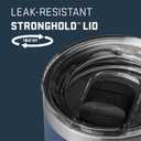 YETI Rambler 30 oz Travel Mug, Stainless Steel, Vacuum Insulated with Stronghold Lid, Black Forest Green