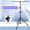 DJ Light Stand for Par Lights, 48.8-114.1 inches Portable Tripod DJ Stand for Stage, Bar, Banquet, Party