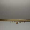 Warm Gold Double Curtain Rods 72-144", Double Curtain Rods with Cap Finials, 1 Inch Front and 5/8 Inch Back Double Drapery Rod, Adjustable Dual Curtain Rod Gold Double Window Treatment Rods