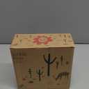 Elk and Friends Kids 7.8 Porcelain White Plates | Divided Plates | Suitable for Kids/Toddlers | Microwave & Dishwasher Safe | Non Slip | Snack Dishes | 2 Pack (Neutral (No Sleeves))