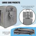 Carriers Soft-Sided Large Pet Carrier for Cats Dogs Small Animals Up to 35Lbs,Top Load Carrier,Ventilated Design,Portable Cat Carrier Airline Approved(X-Large, Grey)