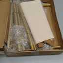 58'' Gold Easel Stand for Sign - Heavy Duty Metal Easel Display Stand for Welcome Signs, Wedding, Art, Party, Mirror, Posters, Pictures, Paintings, Floor Dcor.