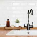 Liswit Farmhouse Wood Tray Rustic Wooden Pedestal 12 * 5.5 * 2 inches Decorative Wood Riser for Farmhouse Kitchen Counter Bathroom Room Decor (Brown)