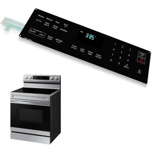 DG96-00850H Range Membrane Switch Touchpad Control Panel Replacement for Samsung Electric Ranges Ovens NE63A6511SS/AC AA AA-00, NE63A6511SG/AA-00, for Samsung Electric Range Touch Control Panel