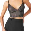 Forever 21 Women's Bustier Cropped Cami (L)