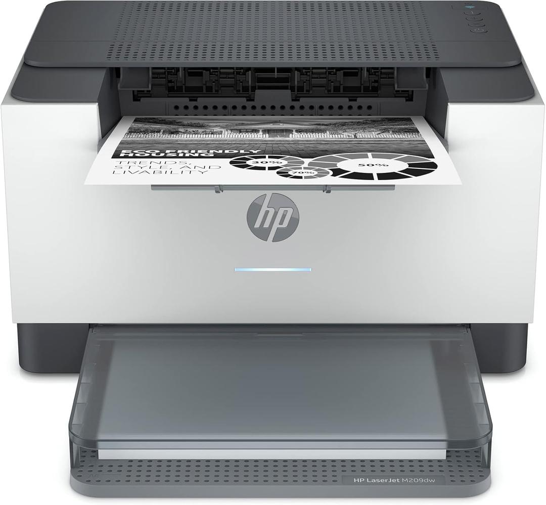 HP LaserJet M209dw Wireless Printer, Print, Fast speeds, Easy setup, Mobile printing, Best-for-small teams, Instant Ink eligible
