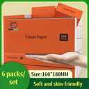 Ultra Soft Facial Tissues, 360 Sheets (72 Packs), 5-Ply Soft and Skin-Friendly, 180x160mm Large Face Tissues for Home, Office, Car, Gentle for Nose and Skin, Unscented (10)