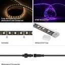BTF-LIGHTING IP68 Waterproof Outdoor RGBW LED Strip 5050SMD RGB+Warm White(3000K-3500K) 4 Colors in 1 DC24V 16.4ft 5m 60LED/m Multi-Colored Tape Lights Can Work Outdoor(No Adapter or Controller)