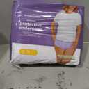 Amazon Basics Postpartum Incontinence Underwear for Women, Maximum Absorbency, Bladder Leak Protection, Soft, Disposable, Odor Control, Comfortable Fit, X-Large, Lavender, 48 Count (3 Packs of 16)