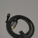 JSAUX Mini HDMI to HDMI Cable 6FT, [Mini HDMI][Aluminum Shell, Braided] High Speed 4K 60Hz HDMI 2.0 Cord, Compatible with Camera, Camcorder, Tablet and Graphics/Video Card, Laptop, Raspberry Pi Zero W