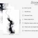 Black White Abstract Wall Art Decor Set of 3 Modern Wall Art Minimalist Canvas Wall Decor Black White Abstract Prints Modern Pictures Minimalist Artwork for Living Room Bedroom 16x24 Inch Unframed